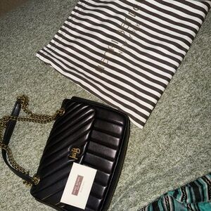 Henri Bendel Quilted Leather Shoulder Bag